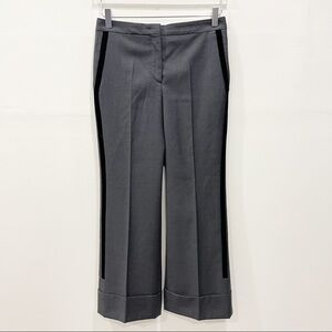 Gilmar Divisione Industria Spa Tuxedo Stripe Trouser Pants Size 40 Fleece Wool